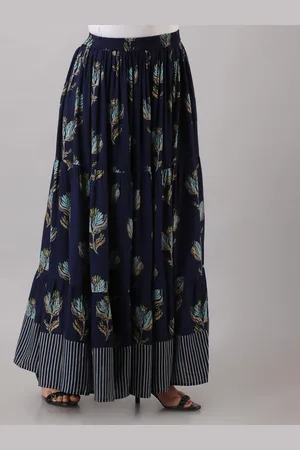 Kalini Printed Flared Maxi Skirt