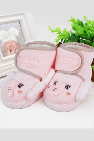 Baby Moo Infants Elephant Patterned Soft Anti-Slip Booties