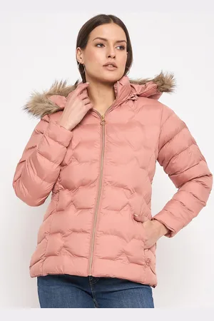 Duke Long Sleeves Faux Fur Trim Hood Puffer Jacket