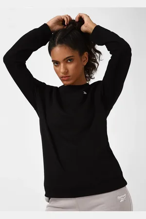 Reebok Women Alder Long Sleeves Round Neck Pullover Sweatshirt