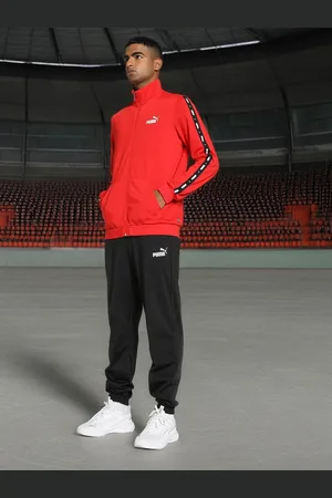 PUMA Men Mock Collar Tracksuit