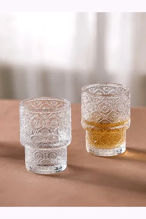 Nestasia Set Of 6 Stackable Drinking Glasses 200ml