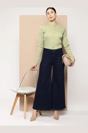 Chemistry Women Textured Standard Opaque Formal Shirt