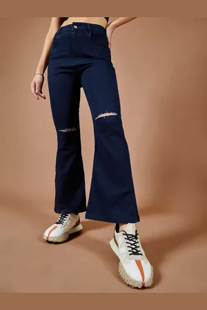 BAESD Women High Rise Bootcut Fit Stretchable Jeans