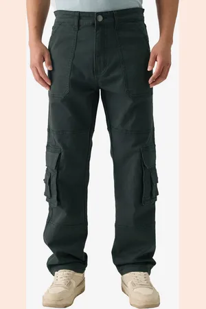 The Souled Store Men Straight Fit Low Distress Stretchable Jeans
