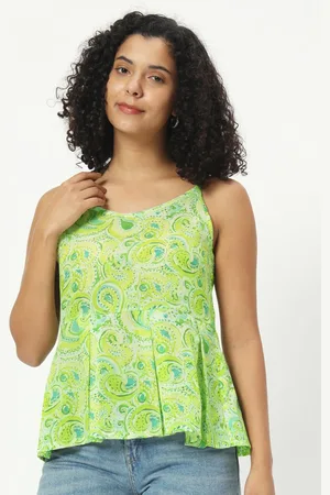 CHARMGAL Floral Print Cotton Top