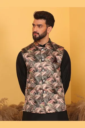Armaan Ethnic Printed Woven Nehru Jacket