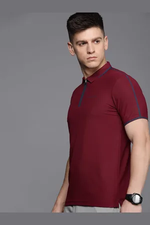 Louis Philippe Men Polo Collar T-shirt