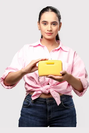 Caprese Women Textured Zip Around Wallet
