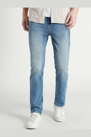 Dennis Lingo Men Straight Fit Clean Look Light Fade Stretchable Jeans