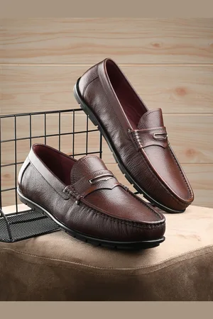 San Frissco Men Leather Formal Horsebit Loafers
