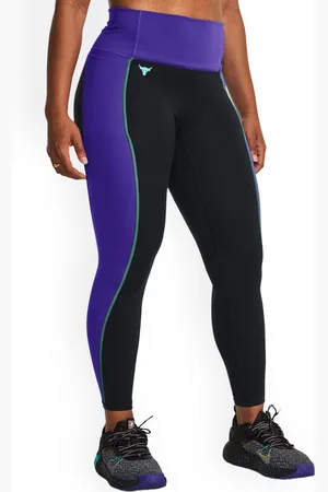 Under Armour Women UA Project Rock Lets Go Colourblocked High-Rise Tights