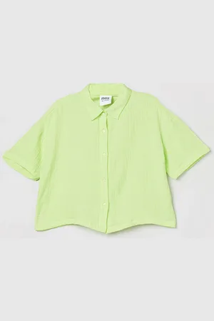 Max Collection Girls Self Design Opaque Casual Shirt