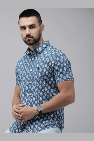 Ralph Lauren Slim Fit Ethnic Printed Pure Cotton Casual Shirt
