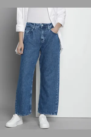Tommy Hilfiger Women Mid Rise Loose Straight Fit Light Fade Jeans