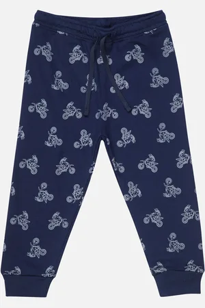BodyCare Boys Biker Printed Cotton Jogger