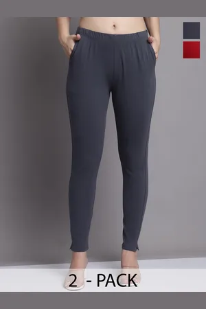 Jinfo Pack Of 2 Skinny-Fit Ankle Length Leggings