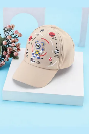 PASSION PETALS Boys Printed Cotton Baseball Cap
