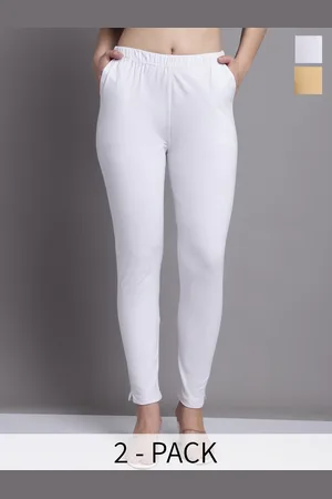 Jinfo Pack Of 2 Skinny-Fit Ankle Length Leggings