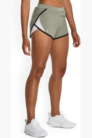 Under Armour UA Fly By 2.0 Women Colourblocked Loose-Fit Sports Shorts