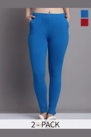 Jinfo Pack Of 2 Skinny-Fit Ankle Length Leggings