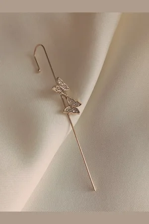 EL REGALO Gold-Plated Contemporary Ear Cuff Earring