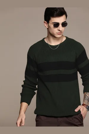 Roadster The Lifestyle Co. Pure Acrylic Striped Pullover