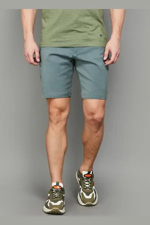 Lifestyle Men Mid Rise Cotton Chino Shorts
