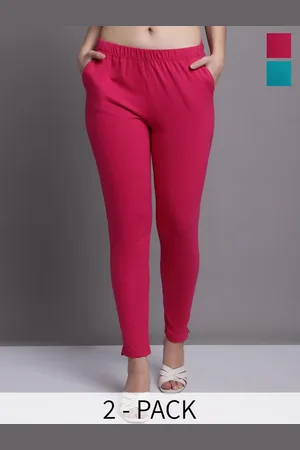 Jinfo Pack Of 2 Skinny-Fit Ankle Length Leggings