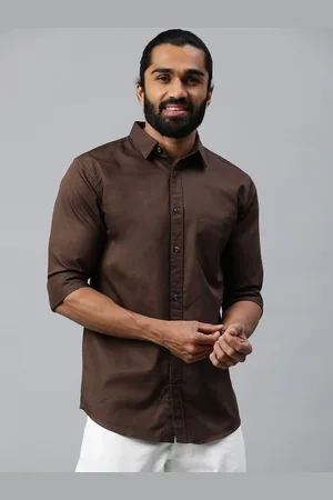 Majestic Comfort Slim Fit Opaque Cotton Casual Shirt