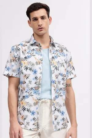 Lindbergh Men Floral Opaque Printed Casual Shirt