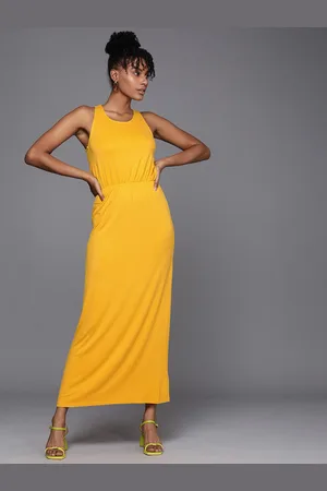 Boohoo Solid Maxi Dress