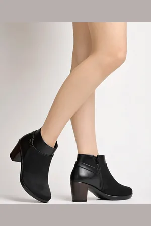 Shoetopia Girls Block-Heel Monk Strap Boots