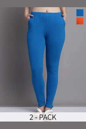 Jinfo Pack Of 2 Skinny-Fit Ankle Length Leggings