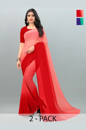 ANAND SAREES Ombre Saree Pack Of 2