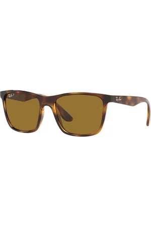 Ray-Ban Men Wayfarer Sunglasses with Polarised and UV Protected Lens