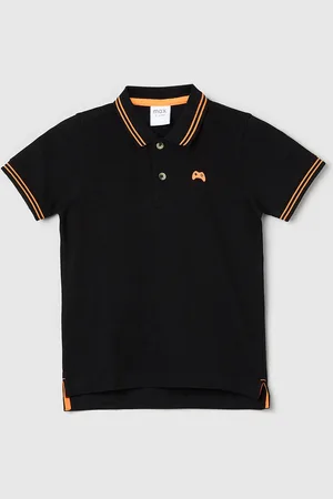 Max Collection Boys Polo Collar Short Sleeves Regular Fit T-shirt