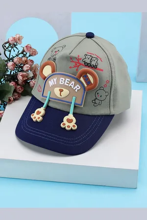 PASSION PETALS Boys Printed Cotton Baseball Cap