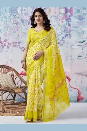 Kalini Tie and Dye Zari Leheriya Saree