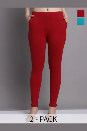 Jinfo Pack Of 2 Skinny-Fit Ankle Length Leggings