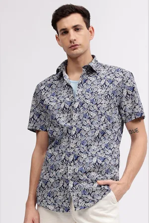 Lindbergh Men Floral Opaque Printed Casual Shirt