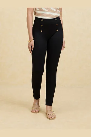 20Dresses Women Black Skinny Fit High Waist Jeggings