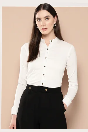 Invictus Women Solid Standard Opaque Formal Shirt