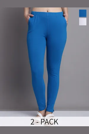 Jinfo Pack Of 2 Skinny-Fit Ankle Length Leggings