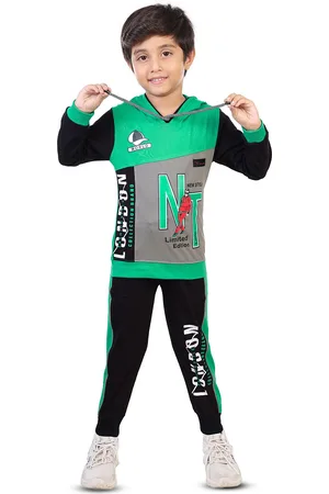 BAESD Boys Printed T-shirt with Pyjamas