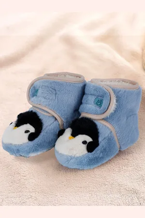 Baby Moo Infants Patterned Pure Wool Anti-Slip Booties