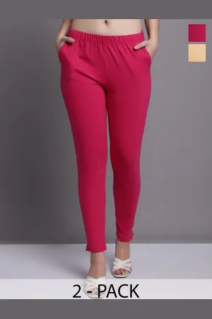 Jinfo Pack Of 2 Skinny-Fit Ankle Length Leggings