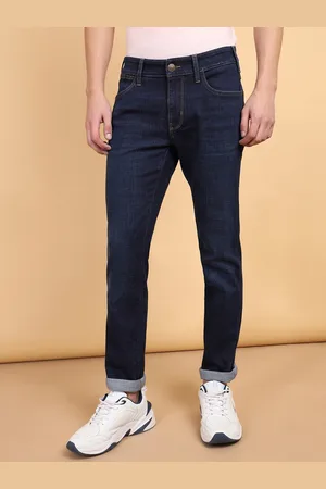 Wrangler Men Skanders Slim Fit Low-Rise Clean Look Stretchable Jeans