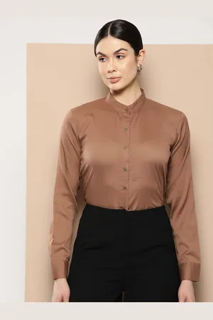 Chemistry Women Textured Standard Opaque Formal Shirt