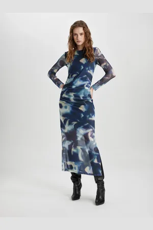 DeFacto Tie and Dye Print Maxi Dress